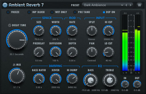 VST-plugin «Ambient Reverb 7»
