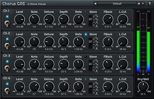 VST-plugin «Chorus GAS<»